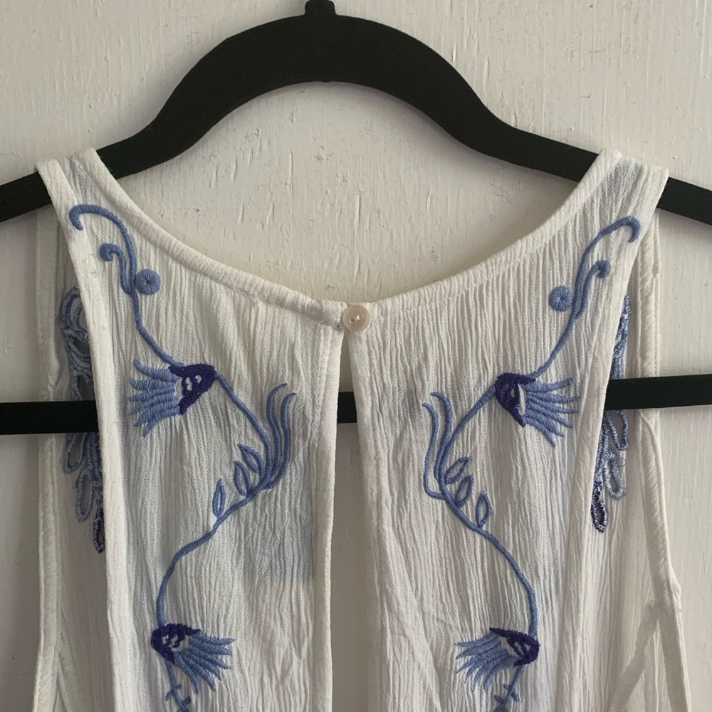 Free People Adelaide Festival Slip Dress Ivory SM - Picture 5 of 6